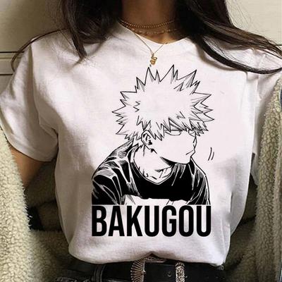 Bakugo Tshirt Women Funny T Shirt Girl Streetwear Clothes