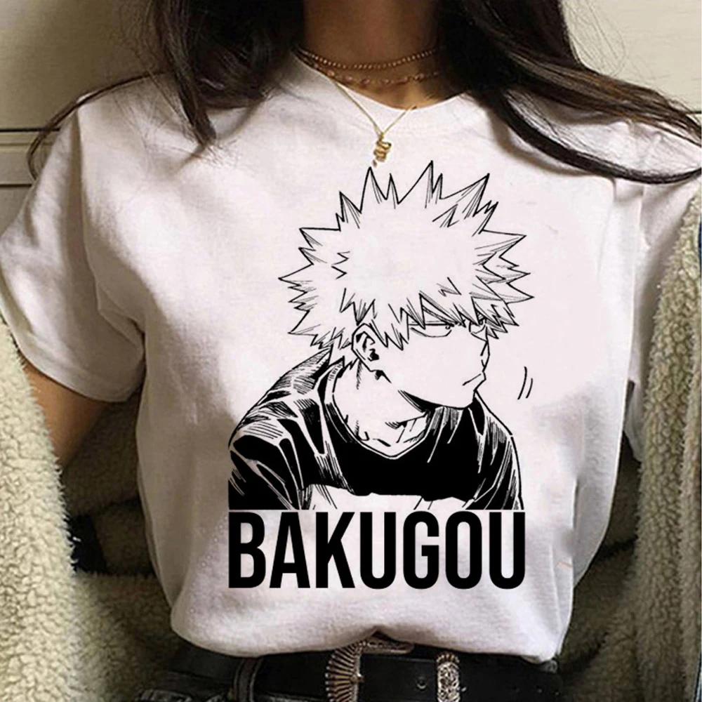 Bakugo Unisex T Shirt Women Funny Summer Comic Unisex T Shirt Female Harajuku Unisexga Streetwear Clothing