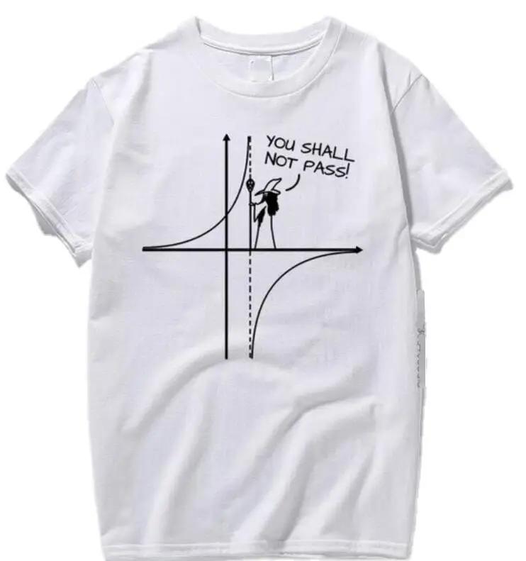 Women's round Collar Short Sleeve T-shirt INS Fashion Mathematical Formula Print Casual Summer Top Polyester Fabric