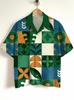 Men's Art Graphics Shirts Short Sleeved Button Down Lapel Shirt For Summer Oversized Tops Vacation Casual Hawaiian Shirts