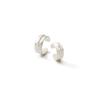 Adjustable 925 Silver Open Couple Rings Unisex Interlocking Minimalist Fashion Jewelry