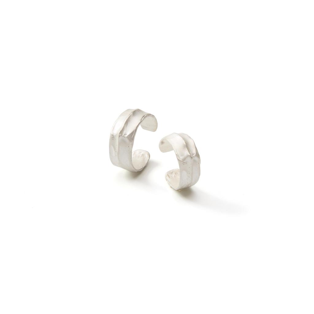 Adjustable 925 Silver Open Couple Rings Unisex Interlocking Minimalist Fashion Jewelry
