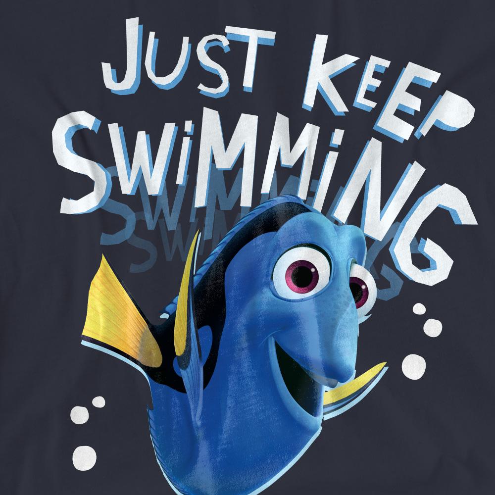Finding Nemo Womens/Ladies Just Keep Swimming T-Shirt