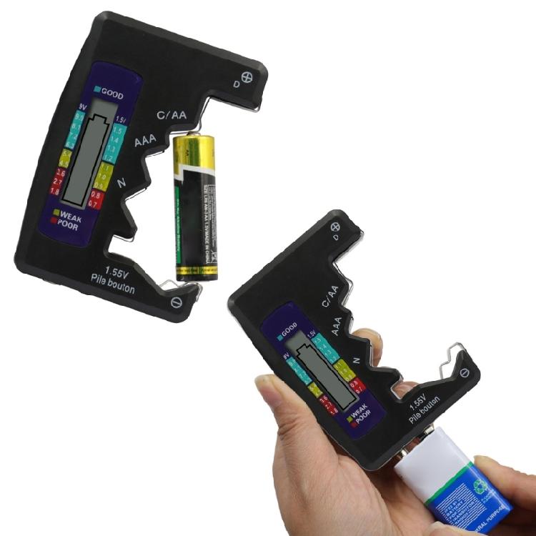 Button Cell Battery Checker Portable Small Volts Checker for Various Batteries Battery Tester Checker LCD Display