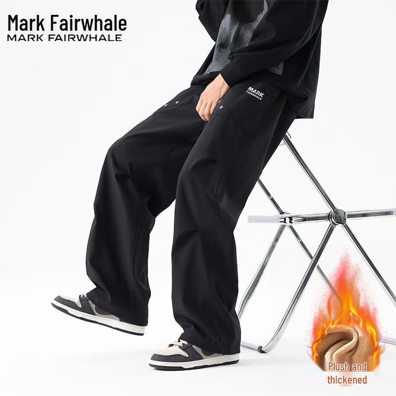 Mark Fairwhale Men's Fleece Lined Straight Leg Casual Pants