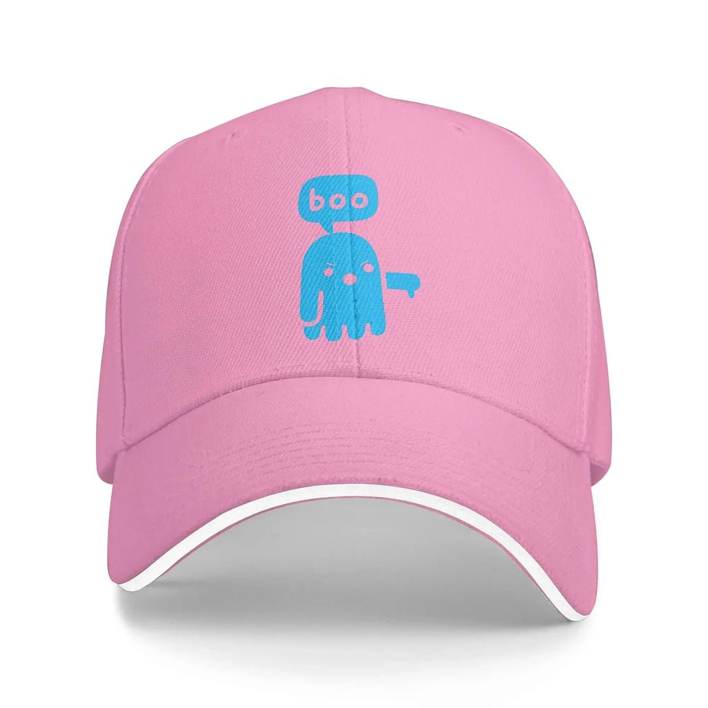 Blue Ghost Of Disapproval Casual Baseball Cap Spring Trucker Hat Dropshipping Snapback Cap Unisex-Teens Vintage Caps