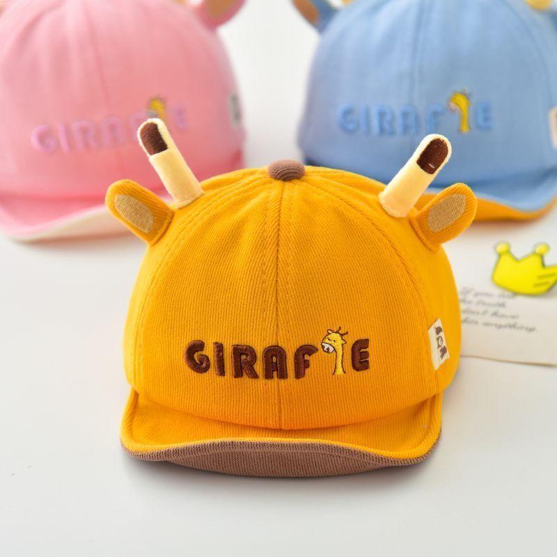 Giraf Deer Antler Baby Baseball Cap For Spring Autumn Sun Protection