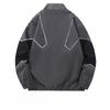 Spring Tooling Jacket Men's Sports Top Casual Stand-up Collar Reflective Strip Jacket Men's Clothing