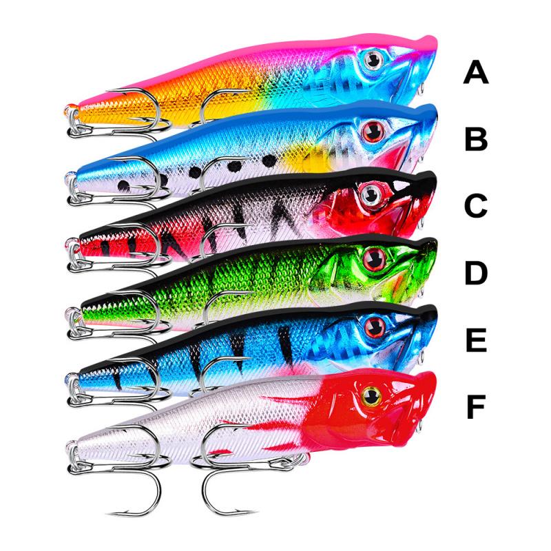 6PCS 12.5G 9cmLuya Wave-Pattern Long-Throw Hard Bait, Biomimetic Artificial Lure, Specialized Fishing Gear for Sea Fishing of Ba