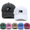 Embroidered Penguin Washed Cotton Baseball Caps Outdoor Women Adjustable Trucker Cap Fashion Men Sunscreen Snapback Peaked Hat