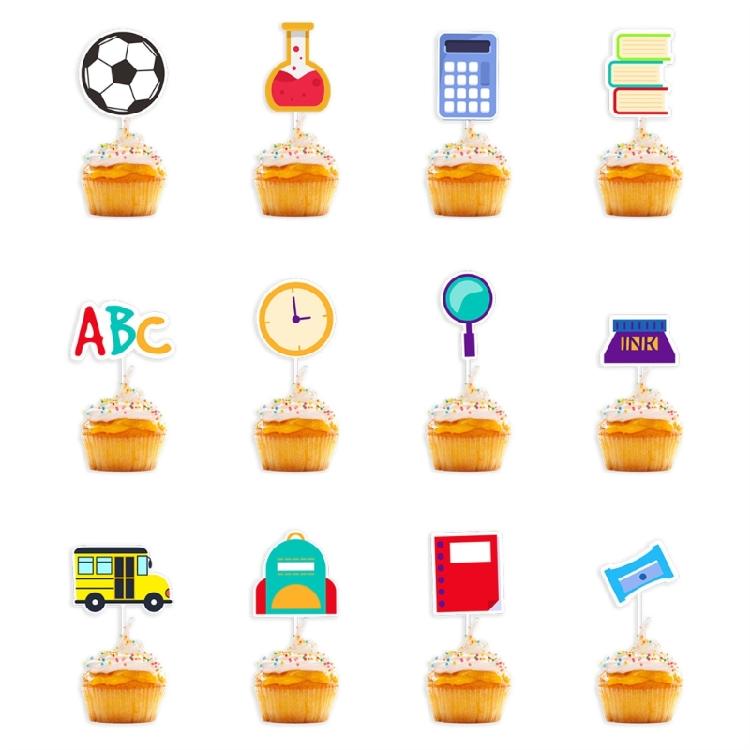 

Радужная Школа Тема Украшения для Капкейков День Рождения Украшение для Капкейков и Торта 1