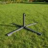 Foldable Umbrella Base Portable Steel Sunshade Stand Heavy Duty for Patio, Beach