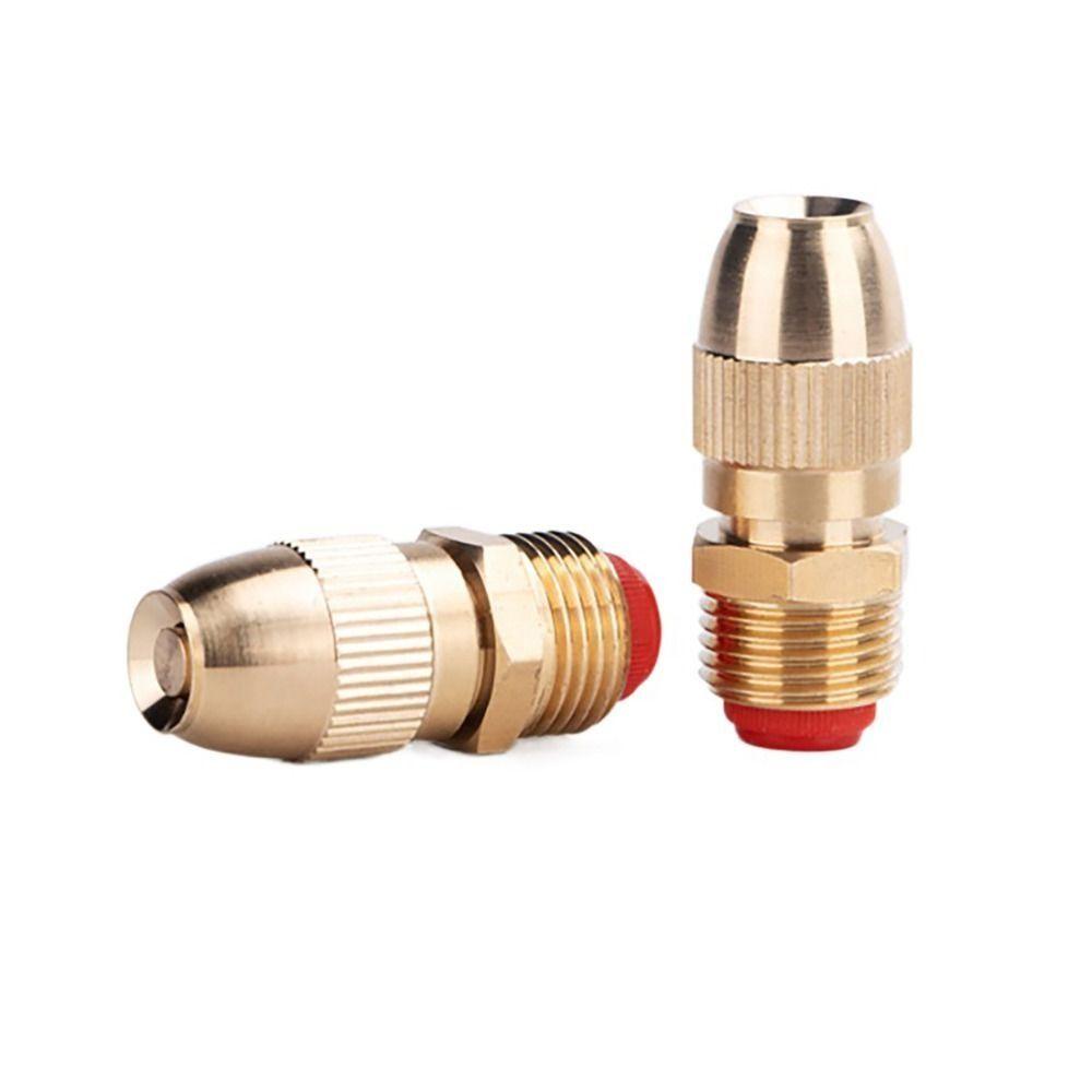 New Adjustable Atomizing Sprinkler Nozzle Brass G1/2 Misting Nozzle Garden Irrigation Garden Watering