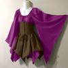 New Long-sleeved Women's Renaissance Medieval Dress