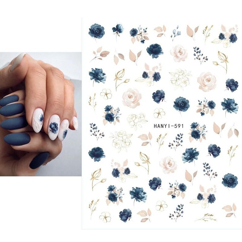 Zurück Kleber Aufkleber 3D Nagel Aufkleber Schwarz Weiß Geometrische Zeichnungen Designs Nagel Aufkleber Dekoration Für Nail Art Schönheit