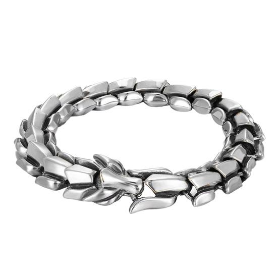 Bracelet Personality European And American Punk Style Retro Hip Hop Dragon Head Shape Men Bracelet for Daily Wear