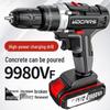 Industrial Cordless Drill: Dual Speed, Lithium Battery, Impact & Electric Screwdriver, Household Use