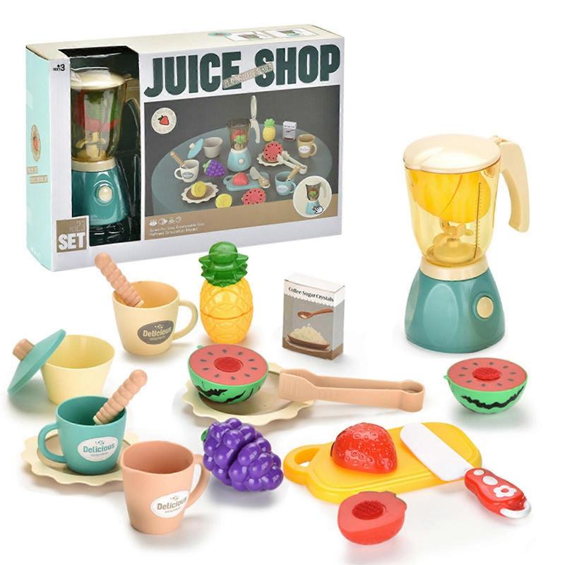 Kitchen Toys For Kids Cooking Bread Simulation Food Coffee Cake ABS Multicolor Vegetable Cutting 1 Set Gift Pretend Play