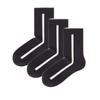 Abiruz Women's Socks WBT-35 Black 3-Piece Set