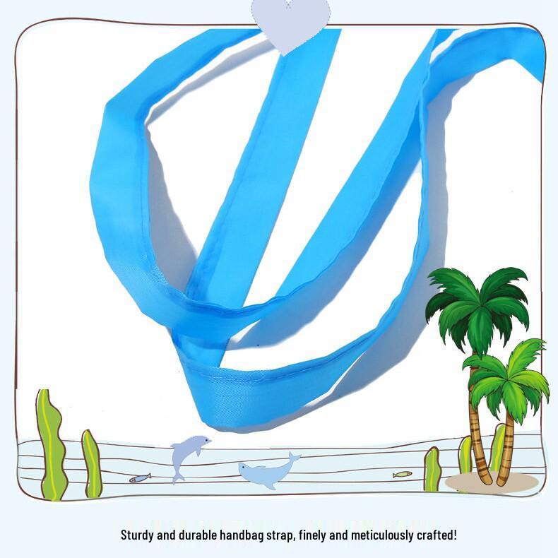 Large Capacity Mesh Beach Bag for Kids' Toys and Sand Tools