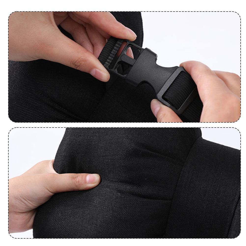 Car Seat Headrest Neck Rest Cushion Big Bowknot Streamer Shaped Neck Pillow Quick Buckle Design Ergonomic Neck Lumbar Support