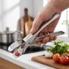 Ergonomic Handle Stainless Steel Dish Clips Multi-Functional Plate Lifters  Restaurant