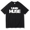 Jimin Muse Who T Shirt New Fashion UnisexWomen Letter Print Is My Heart Waiting for Tshirt Unisex Vintage Tees Shirts Korea