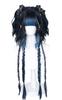 Jellyfish Slimming Black and Blue Perfect for and Everyday Harajuku-style Wig, Effect, Heat-resistant, Medium-long, Curly, Wigs, Cosplay, Parties,
