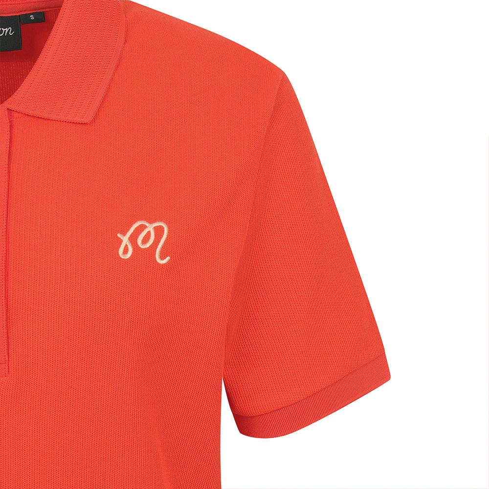 MALBON GOLF M Premium Cotton Daily Fit Polo Red (Woman)