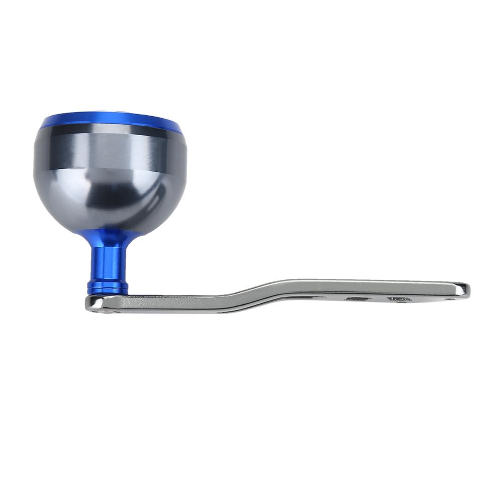 1Pc Durable Metal Handle Part Accessory for Abu Round Baitcast Fishing Reel(Blue)