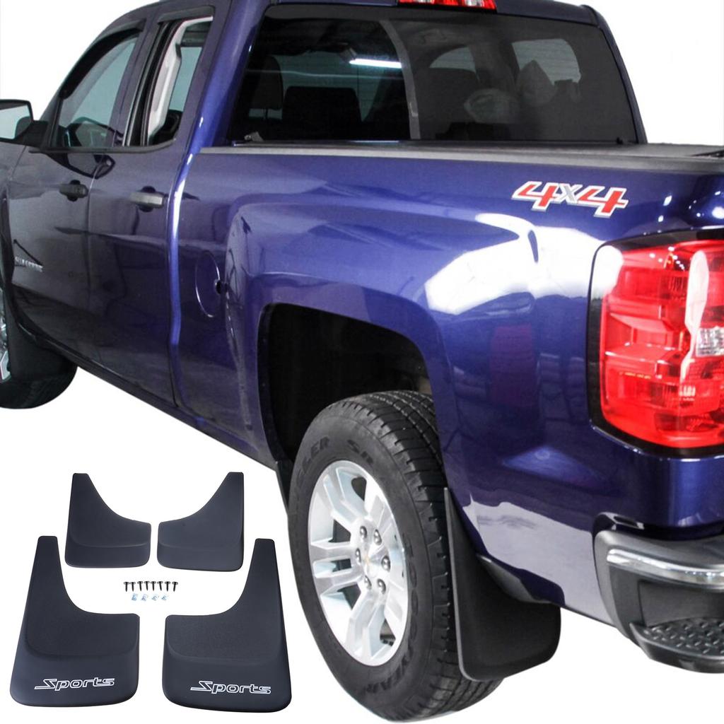 4x Автомобільний крило Встановіть крило заднього колеса Спеціальна прикраса для 22894857 22894863 12498060 Бризковик Універсальний щиток від бризок