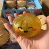 Imitation Bun Pinch, Lejin Powder Large Bun Cartoon Expression Stress-Relief Toy, Slow Rebound Release Toy