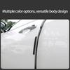 4Pcs Carbon Fiber Door Edge Guard Paint Scratch Bumpers Protectors Anti Collision Door GuardProtective Pad Stickers