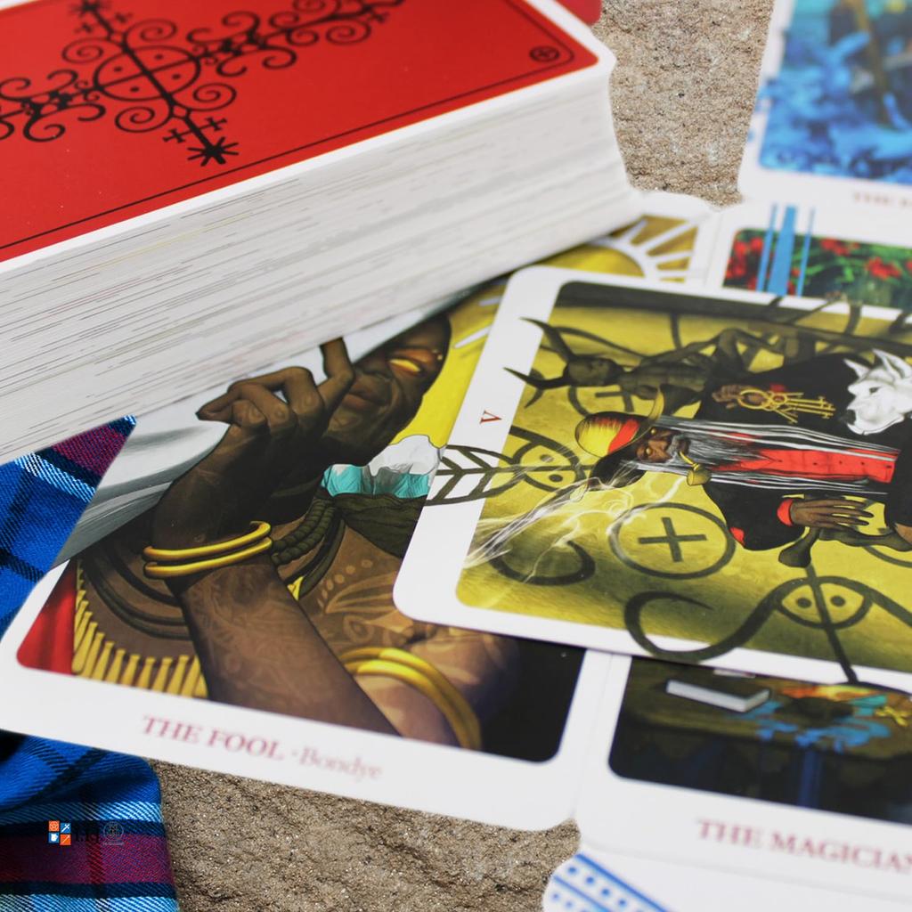 Voodoo Tarot Spirit Box Waite 78 Shamanic Tarot Includes Japanese Instruction Authentic Product I.I.J Kit, Edition, Cards, Reading, Manual,