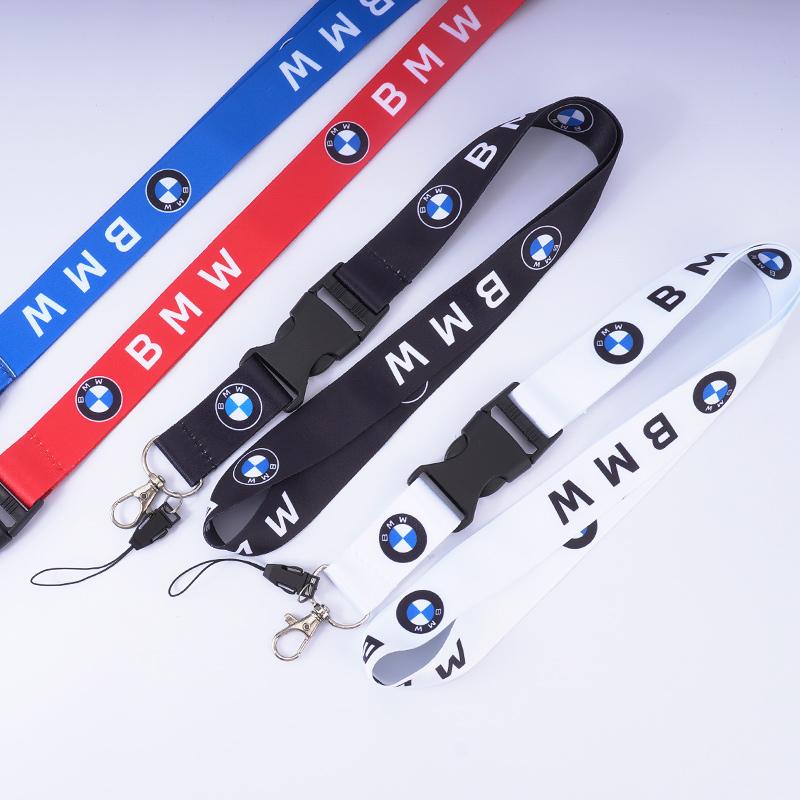 QDSY1 Gift Pendant Keychain Neck Strap Lanyard Motorcycle Car Mobile Phone Keychain Accessory For BMW F30 F10 E90 F20 E46 E60 E70 E39