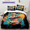 Cartoon Pattern Bedding Quilt Set Quilt Cover Pillowcase Home Decoration Birthday Gift (1 * Duvet Cover + 2 * Pillowcase, Without Core)