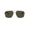 Gucci Serie de Manualidades Esmaltadas Web Excellence Gafas de Sol Cuadradas de Caballero Gafas de Sol para Hombre Negro Oro GG0529S-001