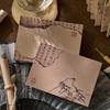 80 pcs Chinese style material paper Vintage brown Decorative Hand Account Diary Scrapbooking Background paper