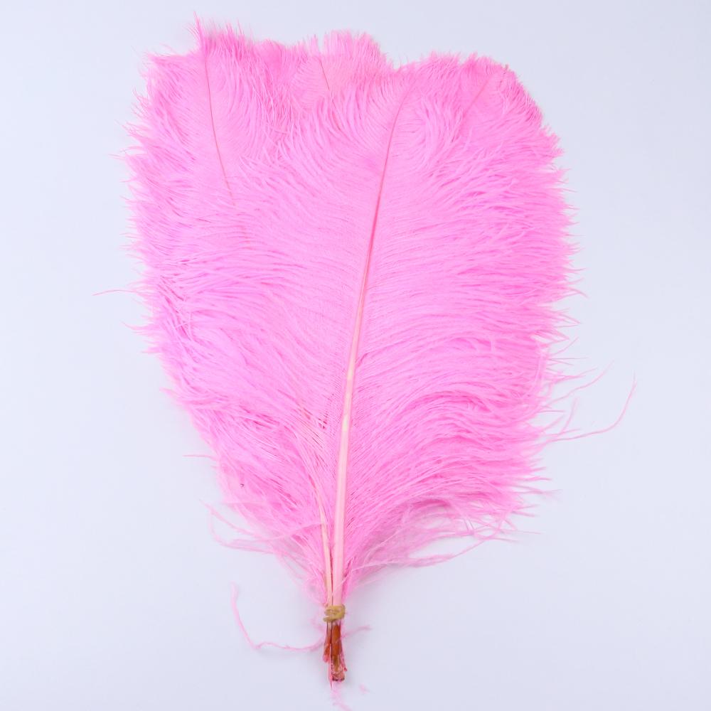 10 Pcs Colorful Ostrich Feather Wedding Table Centerpiece Decoration Plume Real Ostrich Feathers for Carnival Support 15-50 CM