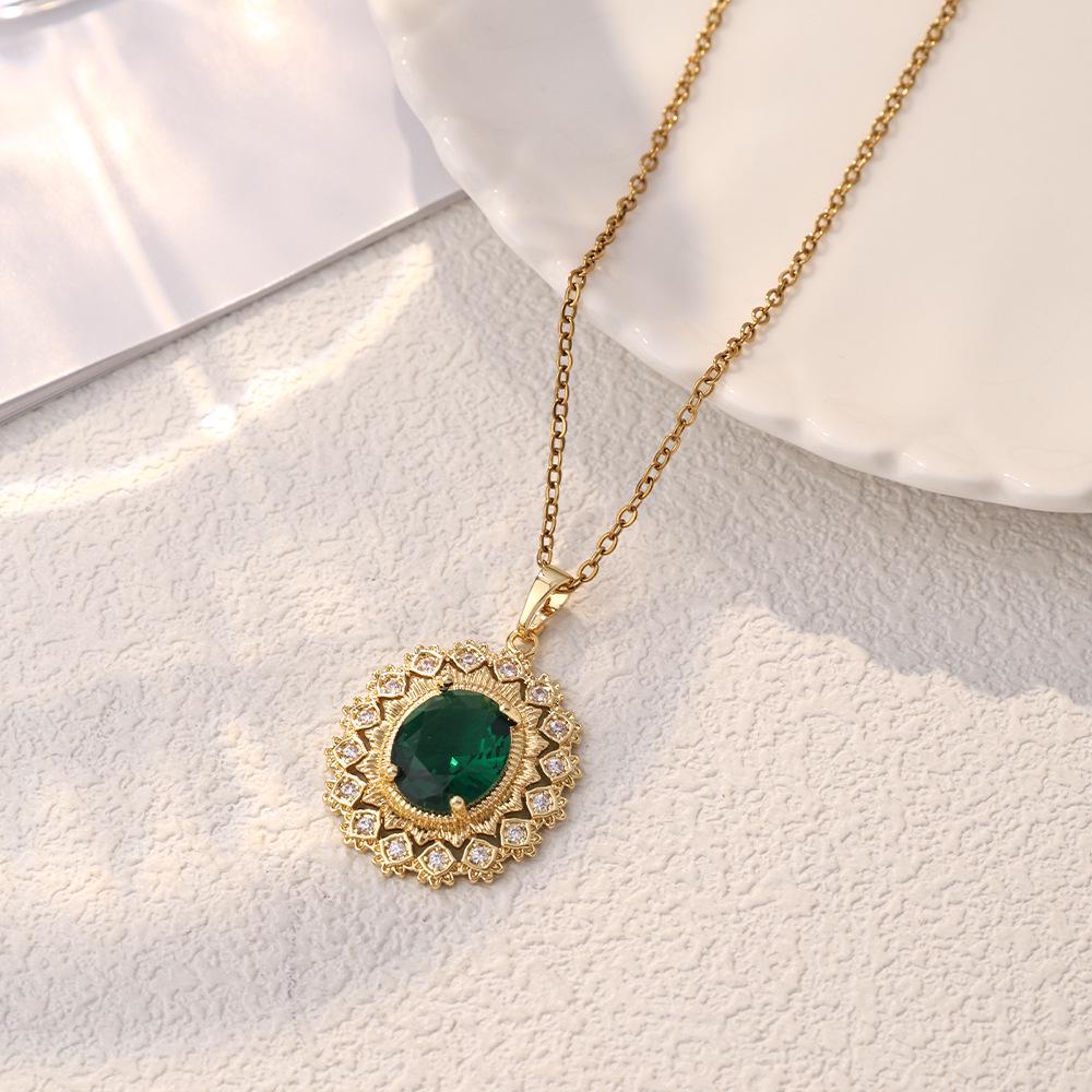 Women's Luxury Titanium Steel Pendant Clavicle & Long Sweater Necklace - Niche Design