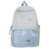 Versatile Simple and Beautiful Female College Student Ins Cute Large Capacity High School Student Backpack Transparent Pain Bag