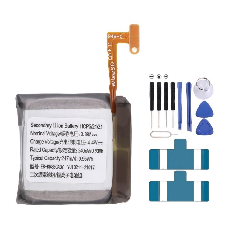 High Capacity 247mAh Watch Battery For EB BR880ABY Watch 42mm Continuous Power Delivery And Fast Replacement