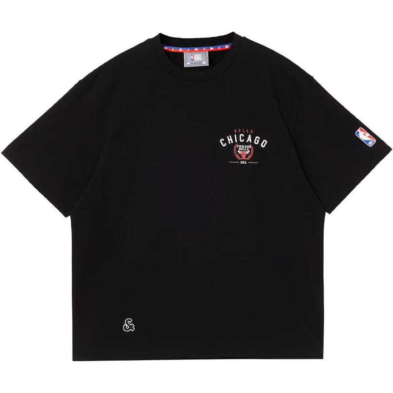 Мужская хлопковая футболка Jack & Jones NBA Bulls с тяжелым весом L