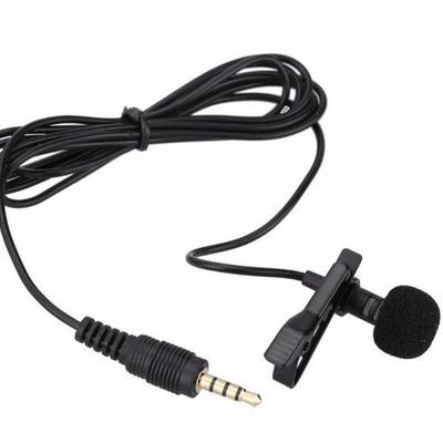 Portable Lapel Microphone for Phone and Interview Recording
