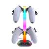 LED Controller Stand Headsets Holder for Desk Rotatable Headphone Stand Detachable Controller Hook Controller Storage
