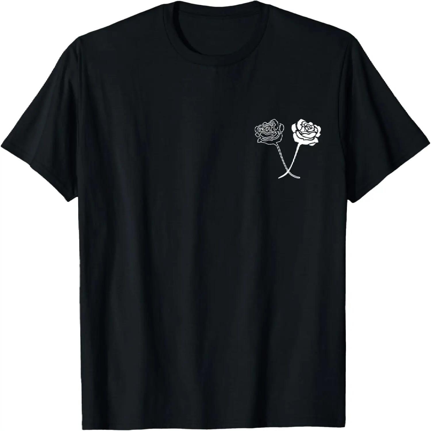 

Roses Flowers Cute Floral Graphic Design Men Women Flower T-Shirt S чёрный
