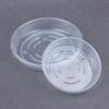 10Pcs  Round Flower Pot Tray Clear Desktop Plant Saucer Plastic Trash Storage Flower Pot Base Home