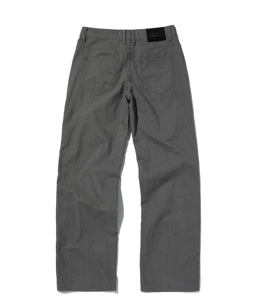 Seuweideu Semi Wide Pants [Charcoal Gray]