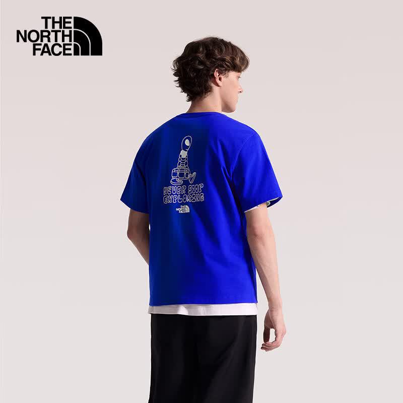 The North Face Men's Printed Cotton Short Sleeve T-Shirt