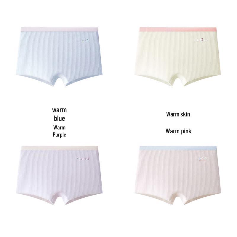 

Girls Ice Silk Cotton Boxer Briefs - No Wedgies, Four-Season Comfort, Medium to Large 3XL/150, Suitable for 65-75 lbs